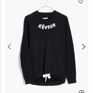 Reveur Drawstring Sweatshirt by Madewell Size M